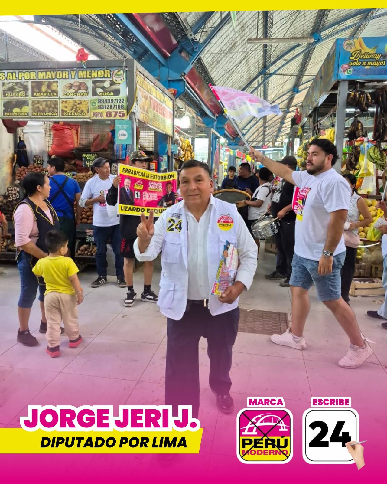 Campaña en Mercado Conzac Los Olivos